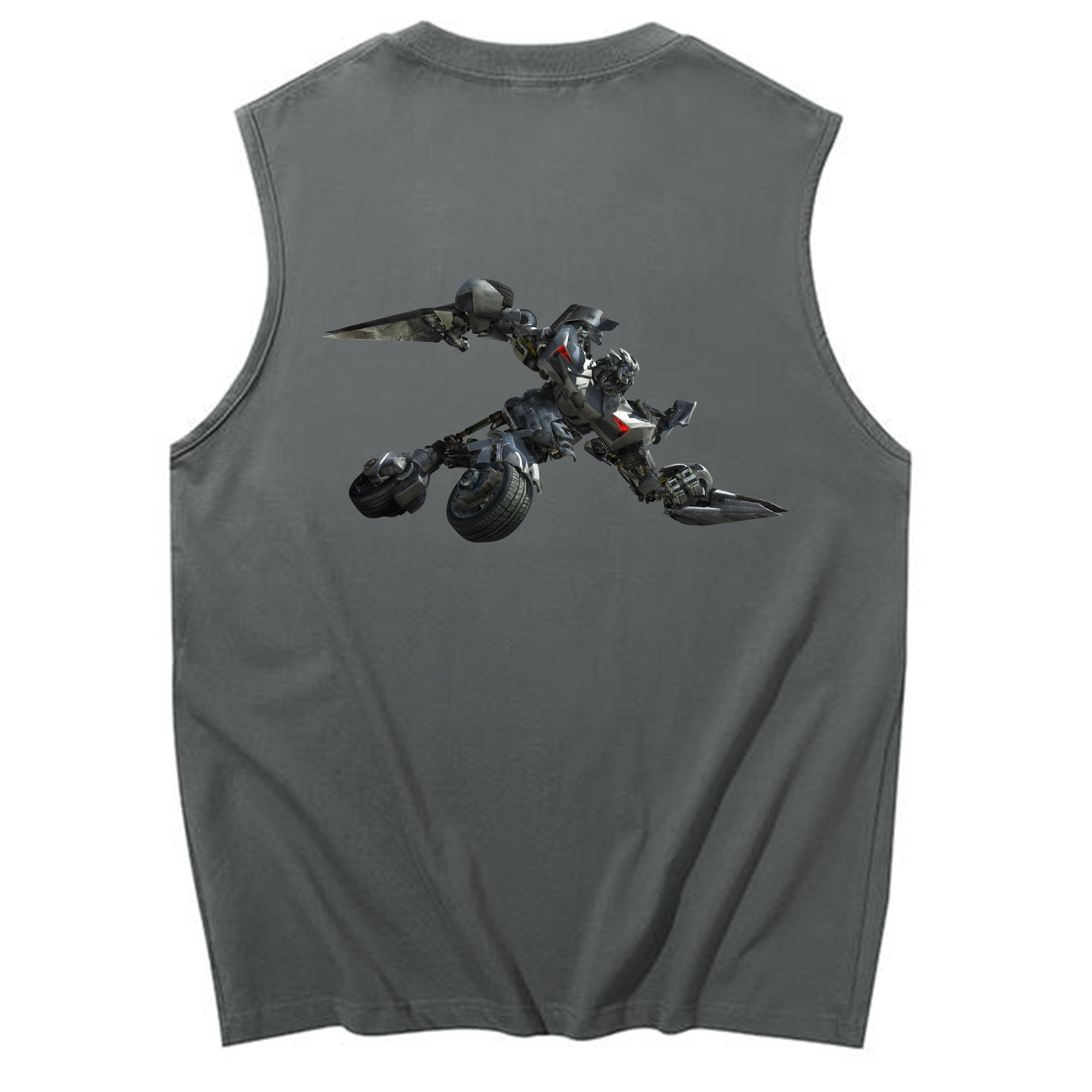 （画像用） Transformers トランスフォーマー コットン100％タンクトップ（背面プリント）